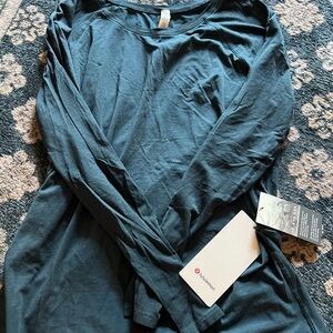 lululemon athletica Deep Teal Long Sleeve Blouse